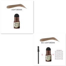 Lade das Bild in den Galerie-Viewer, Augenbrauenpuder Schablonen Stift Set
