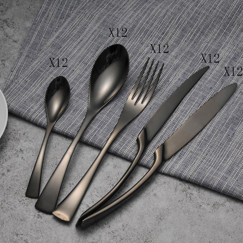 Edelstahl Besteck-Set