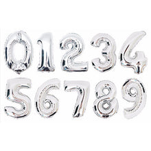Lade das Bild in den Galerie-Viewer, Aluminiumfolie Zahlen Luftballons
