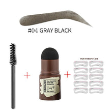 Lade das Bild in den Galerie-Viewer, Augenbrauenpuder Schablonen Stift Set
