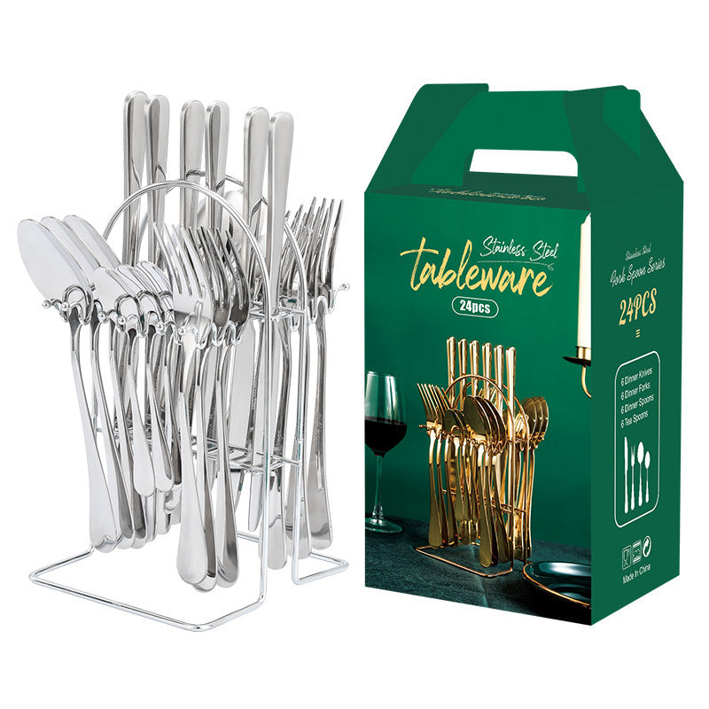 Edelstahl Besteck-Set