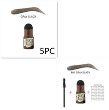 Lade das Bild in den Galerie-Viewer, Augenbrauenpuder Schablonen Stift Set
