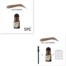 Lade das Bild in den Galerie-Viewer, Augenbrauenpuder Schablonen Stift Set
