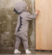 Lade das Bild in den Galerie-Viewer, Dinosaurier Kapuzen Strampler
