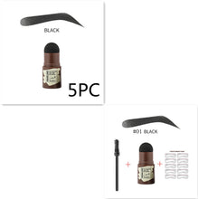 Lade das Bild in den Galerie-Viewer, Augenbrauenpuder Schablonen Stift Set
