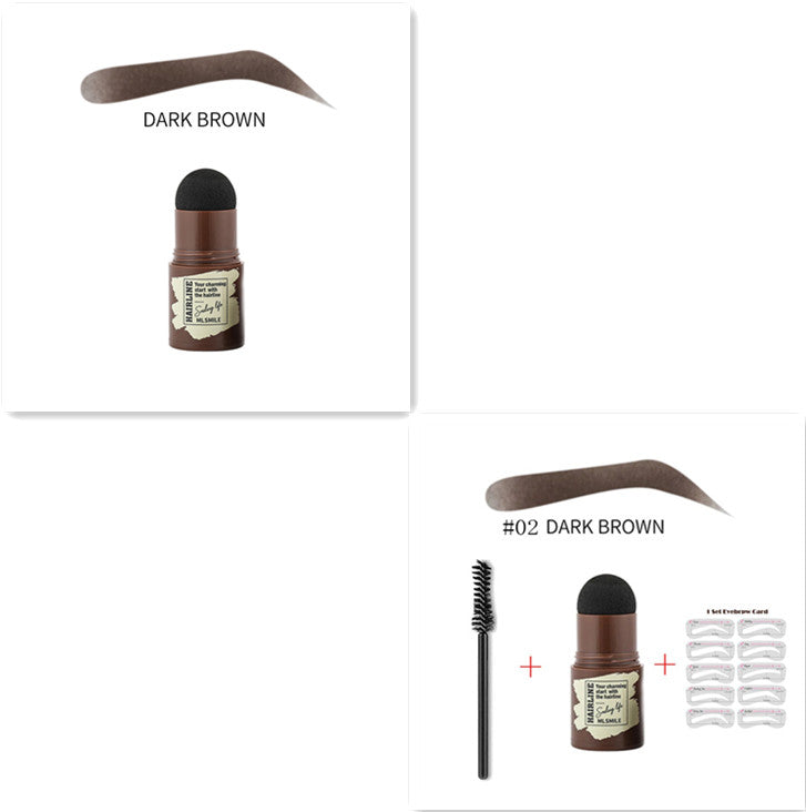 Augenbrauenpuder Schablonen Stift Set
