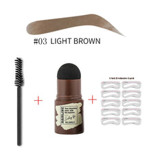 Lade das Bild in den Galerie-Viewer, Augenbrauenpuder Schablonen Stift Set
