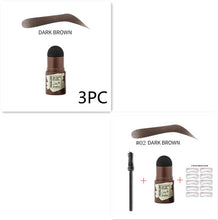 Lade das Bild in den Galerie-Viewer, Augenbrauenpuder Schablonen Stift Set

