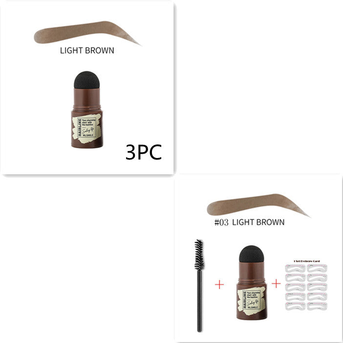 Augenbrauenpuder Schablonen Stift Set